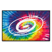Carolina Hurricanes Tie Dye Starter Mat Accent Rug - 19in. x 30in., 34470