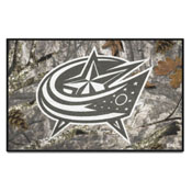 Columbus Blue Jackets Camo Starter Mat Accent Rug - 19in. x 30in., 34475