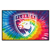 Florida Panthers Tie Dye Starter Mat Accent Rug - 19in. x 30in., 34484