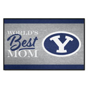 BYU Cougars World's Best Mom Starter Mat Accent Rug - 19in. x 30in., 34532