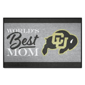 Colorado Buffaloes World's Best Mom Starter Mat Accent Rug - 19in. x 30in., 34535