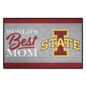 Iowa State Cyclones World's Best Mom Starter Mat Accent Rug - 19in. x 30in., 34546