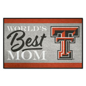 Texas Tech Red Raiders World's Best Mom Starter Mat Accent Rug - 19in. x 30in., 34577