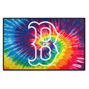 Boston Red Sox Tie Dye Starter Mat Accent Rug - 19in. x 30in., 34919