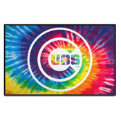 Chicago Cubs Tie Dye Starter Mat Accent Rug - 19in. x 30in., 34921