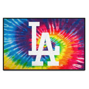 Los Angeles Dodgers Tie Dye Starter Mat Accent Rug - 19in. x 30in., 34939