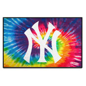 New York Yankees Tie Dye Starter Mat Accent Rug - 19in. x 30in., 34949
