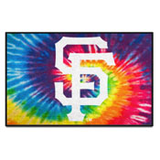 San Francisco Giants Tie Dye Starter Mat Accent Rug - 19in. x 30in., 34959