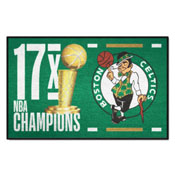 Boston Celtics Dynasty Starter Mat Accent Rug - 19in. x 30in., 35080