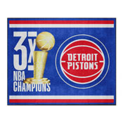 Detroit Pistons Dynasty Plush Area Rug, AGS-35088