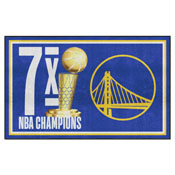 Golden State Warriors Dynasty Plush Area Rug, AGS-35093
