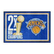 New York Knicks Dynasty Plush Area Rug, AGS-35118