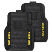 Wichita State Shockers 2 Piece Deluxe Car Mat Set, 35171