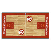 NBA Retro Atlanta Hawks Court Runner Rug - 24in. x 44in., AGS-35213