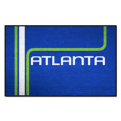 NBA Retro Atlanta Hawks Starter Mat Accent Rug - 19in. x 30in., AGS-35205