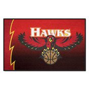 NBA Retro Atlanta Hawks Starter Mat Accent Rug - 19in. x 30in., AGS-35205