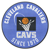 NBA Retro Cleveland Cavaliers Roundel Rug - 27in. Diameter, 35258
