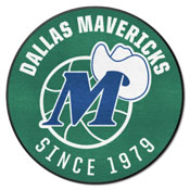 NBA Retro Dallas Mavericks Roundel Rug - 27in. Diameter, 35266