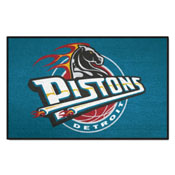 NBA Retro Detroit Pistons Starter Mat Accent Rug - 19in. x 30in., AGS-35281