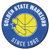 NBA Retro Golden State Warriors Roundel Rug - 27in. Diameter, 35291