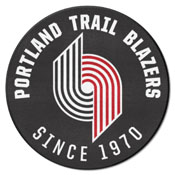 NBA Retro Portland Trail Blazers Roundel Rug - 27in. Diameter, 35379