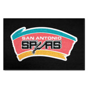 NBA Retro San Antonio Spurs Starter Mat Accent Rug - 19in. x 30in., AGS-35385