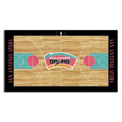 NBA Retro San Antonio Spurs Court Runner Rug - 24in. x 44in., 35390