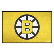 Retro NHL Boston Bruins Starter Mat Accent Rug - 19in. x 30in., AGS-35440