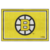 Retro NHL Boston Bruins 5ft. x 8 ft. Plush Area Rug, AGS-35446