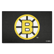 Retro NHL Boston Bruins Starter Mat Accent Rug - 19in. x 30in., AGS-35440