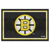 Retro NHL Boston Bruins 5ft. x 8 ft. Plush Area Rug, AGS-35446