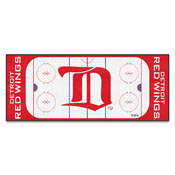 NHLRETRO Detroit Red Wings Rink Runner - 30in. x 72in., 35480