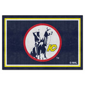 NHLRETRO Kansas City Scouts 5ft. x 8 ft. Plush Area Rug, 35509