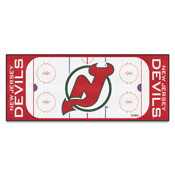 NHLRETRO New Jersey Devils Rink Runner - 30in. x 72in., 35550