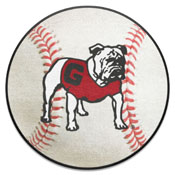Georgia Bulldogs Baseball Rug - 27in. Diameter, 35696