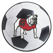 Georgia Bulldogs Soccer Ball Rug - 27in. Diameter, 35699