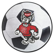 NC State Wolfpack Soccer Ball Rug - 27in. Diameter, 35787