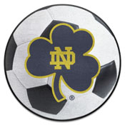 Notre Dame Fighting Irish Soccer Ball Rug, Clover Logo - 27in. Diameter, 35806