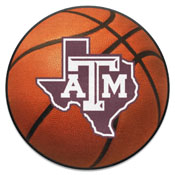 Texas A&M Aggies Basketball Rug - 27in. Diameter, 35859