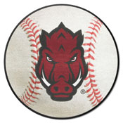 Arkansas Razorbacks Baseball Rug - 27in. Diameter, 35870