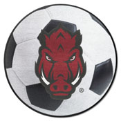 Arkansas Razorbacks Soccer Ball Rug - 27in. Diameter, 35873