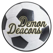 Wake Forest Demon Deacons Soccer Ball Rug, Script Wordmark - 27in. Diameter, 35945