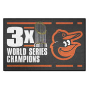 Baltimore Orioles Dynasty Starter Mat Accent Rug - 19in. x 30in., 36020
