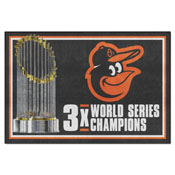 Baltimore Orioles Dynasty Plush Area Rug, AGS-36021