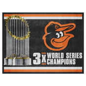 Baltimore Orioles Dynasty Plush Area Rug, AGS-36021