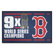 Boston Red Sox Dynasty Starter Mat Accent Rug - 19in. x 30in., 36025
