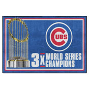 Chicago Cubs Dynasty Plush Area Rug, AGS-36031