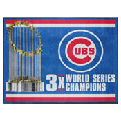 Chicago Cubs Dynasty Plush Area Rug, AGS-36031