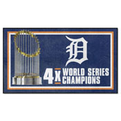 Detroit Tigers Dynasty Plush Area Rug, AGS-36051