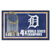 Detroit Tigers Dynasty Plush Area Rug, AGS-36051